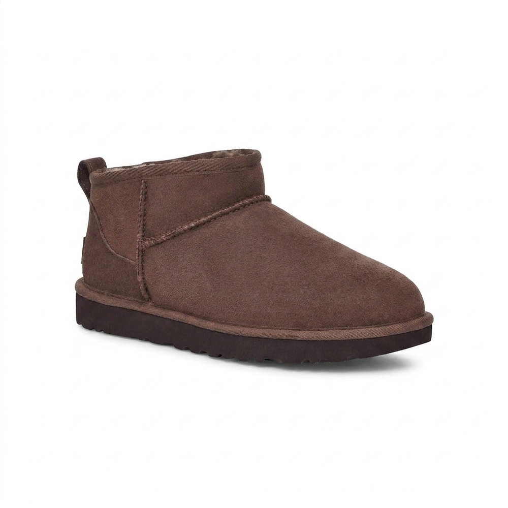 NEW UGG women's classic ultra mini boots in burnt cedar